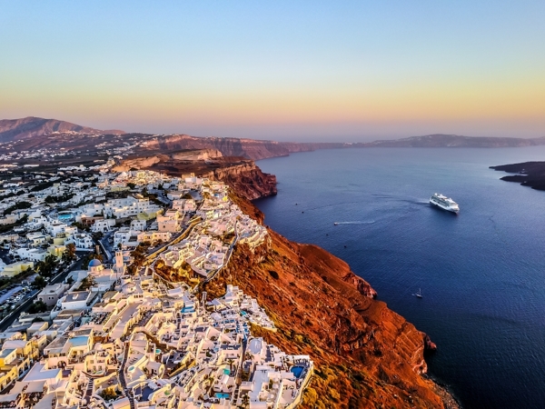 Tours in Santorini - Caldera Morning and Sunset Cruise from Oia Village